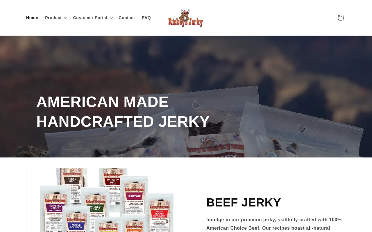 supplyjerky.com screenshot