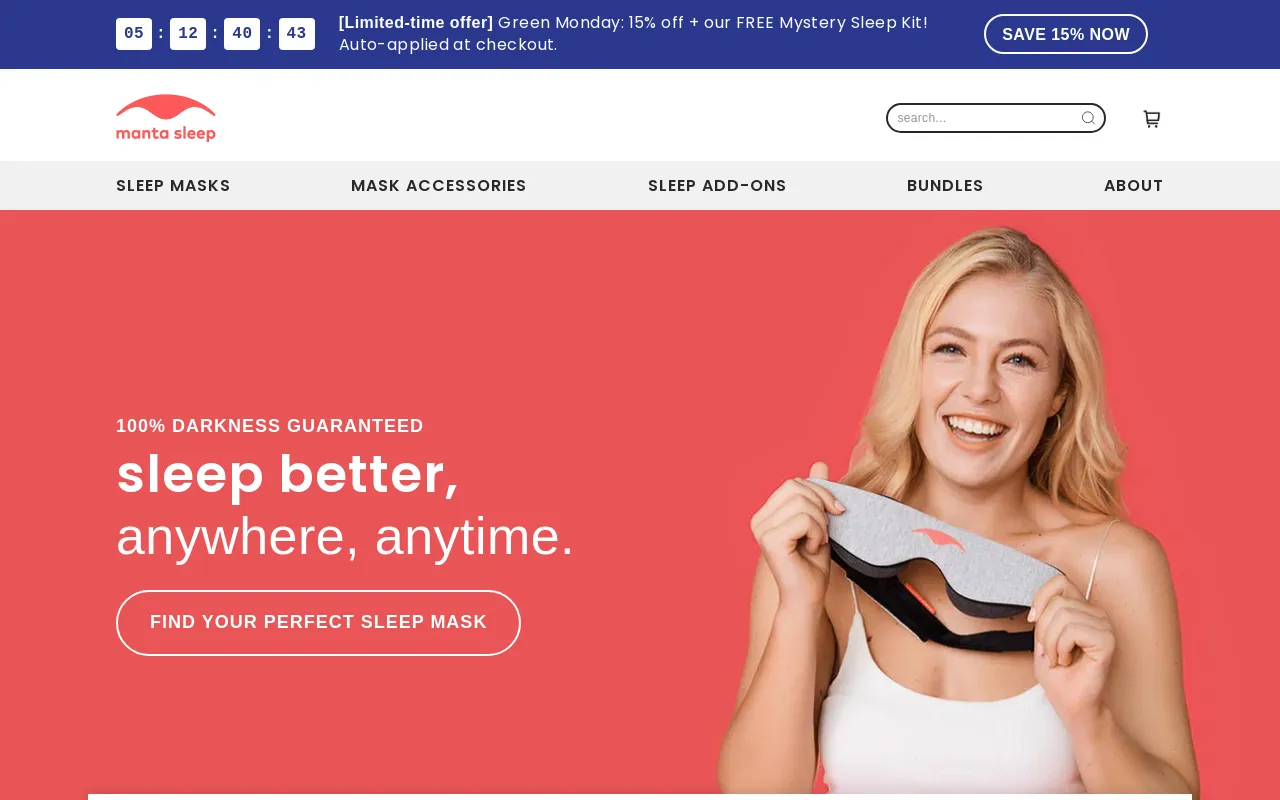 Manta Sleep Australia screenshot