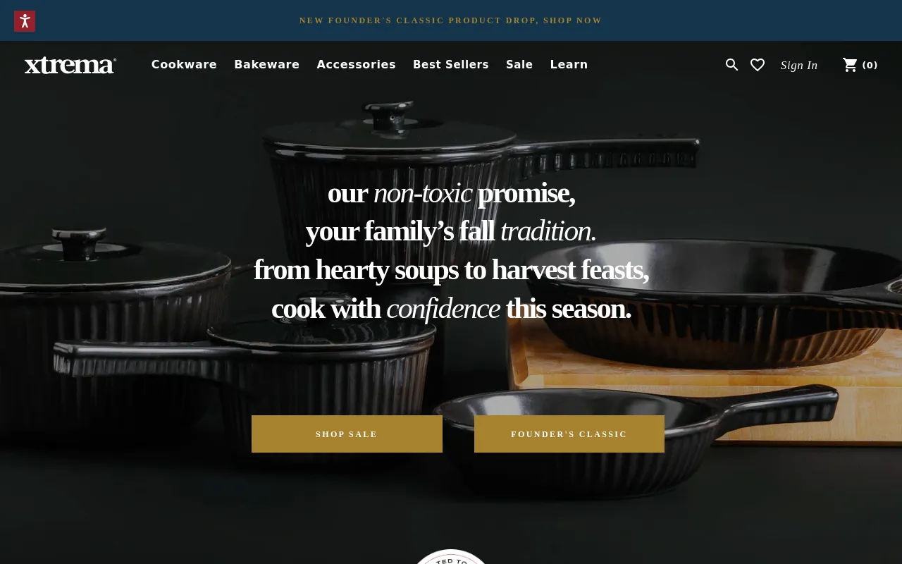 Xtrema Pure Ceramic Cookware screenshot