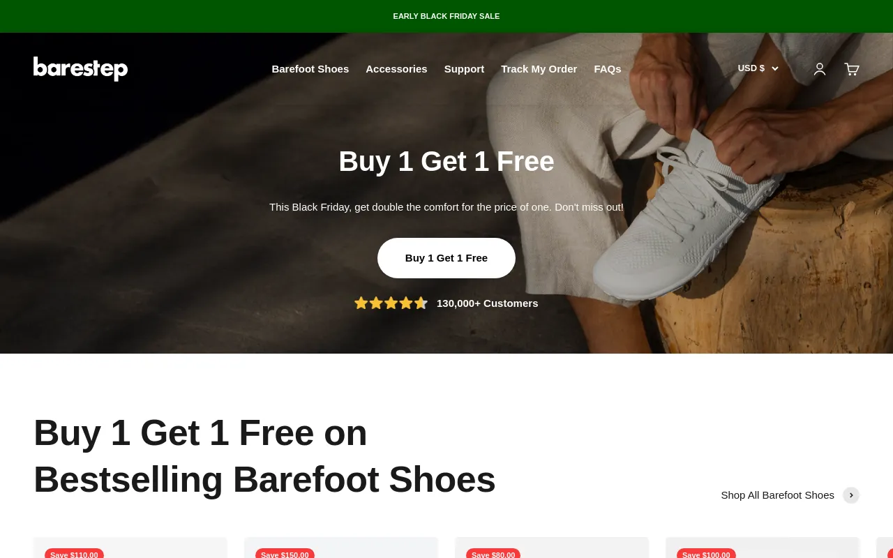 Barestep US screenshot