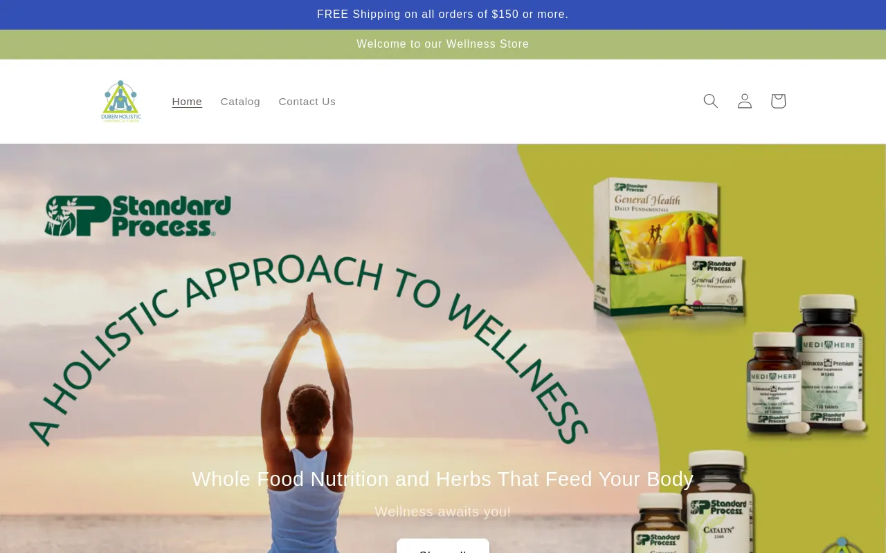 onlinestore4docduben.com website screenshot