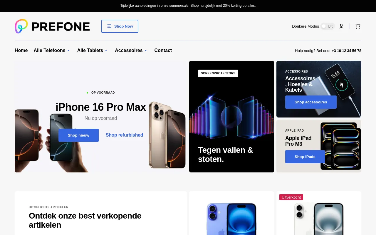 Prefone screenshot