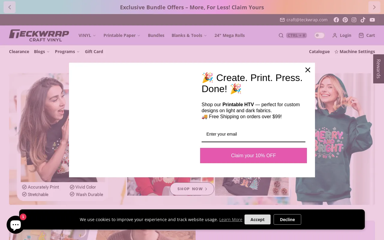 TeckWrapCraft screenshot