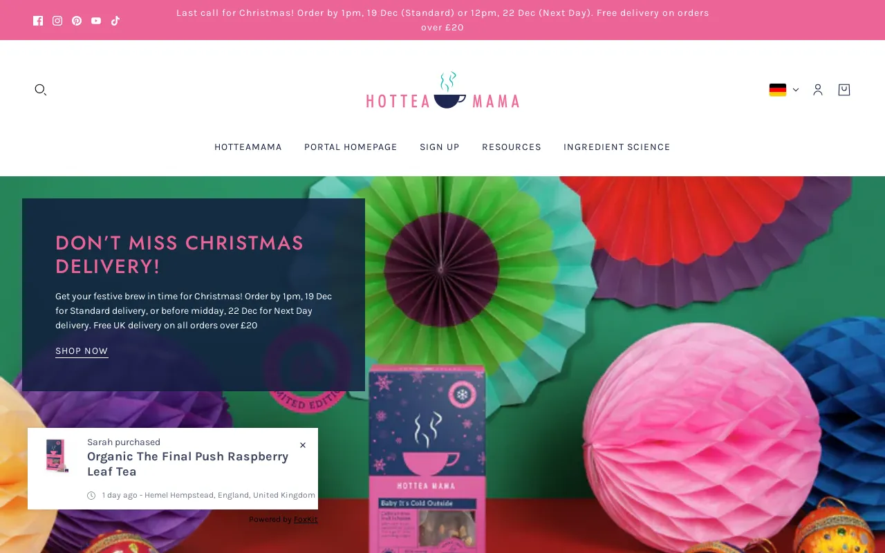 HotTea Mama screenshot