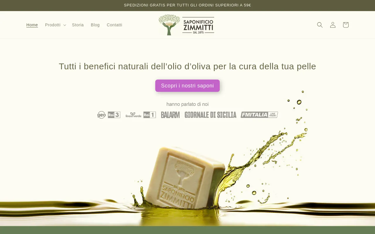 Saponificio Zimmitti screenshot