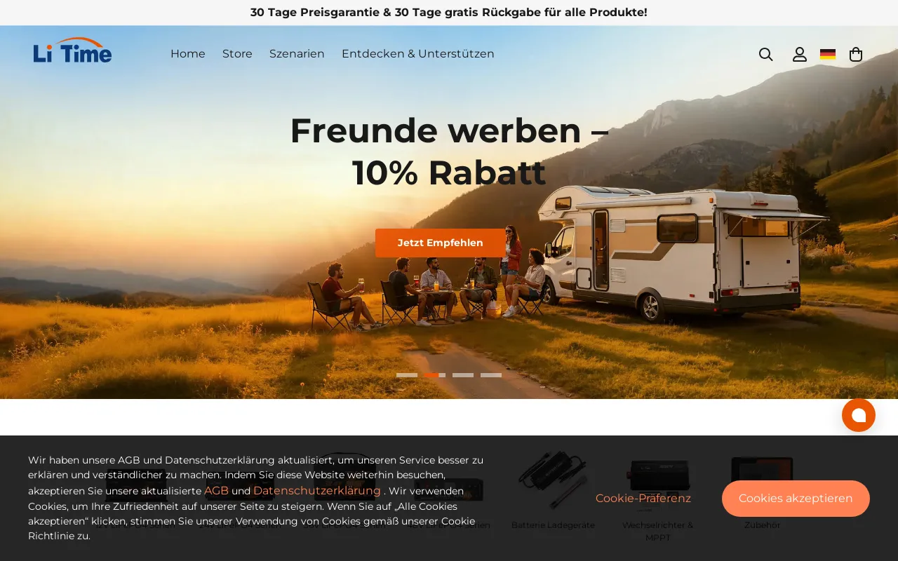 LiTime-DE screenshot