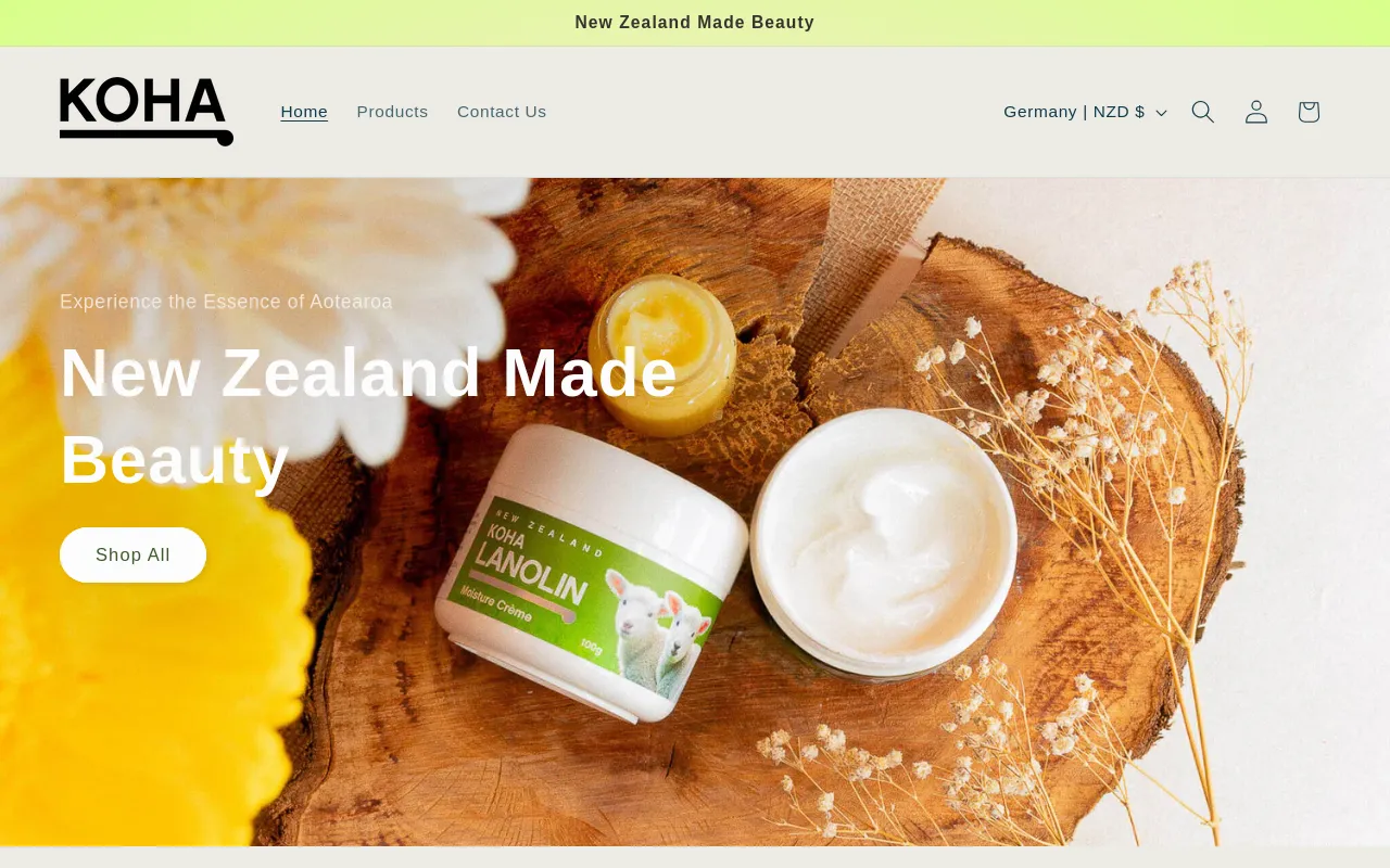 KOHA BEAUTY screenshot