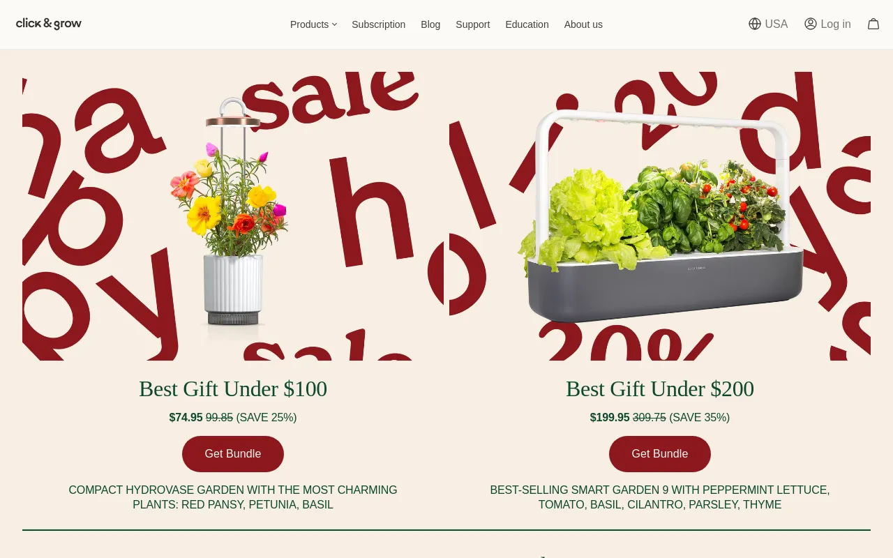 Click & Grow screenshot