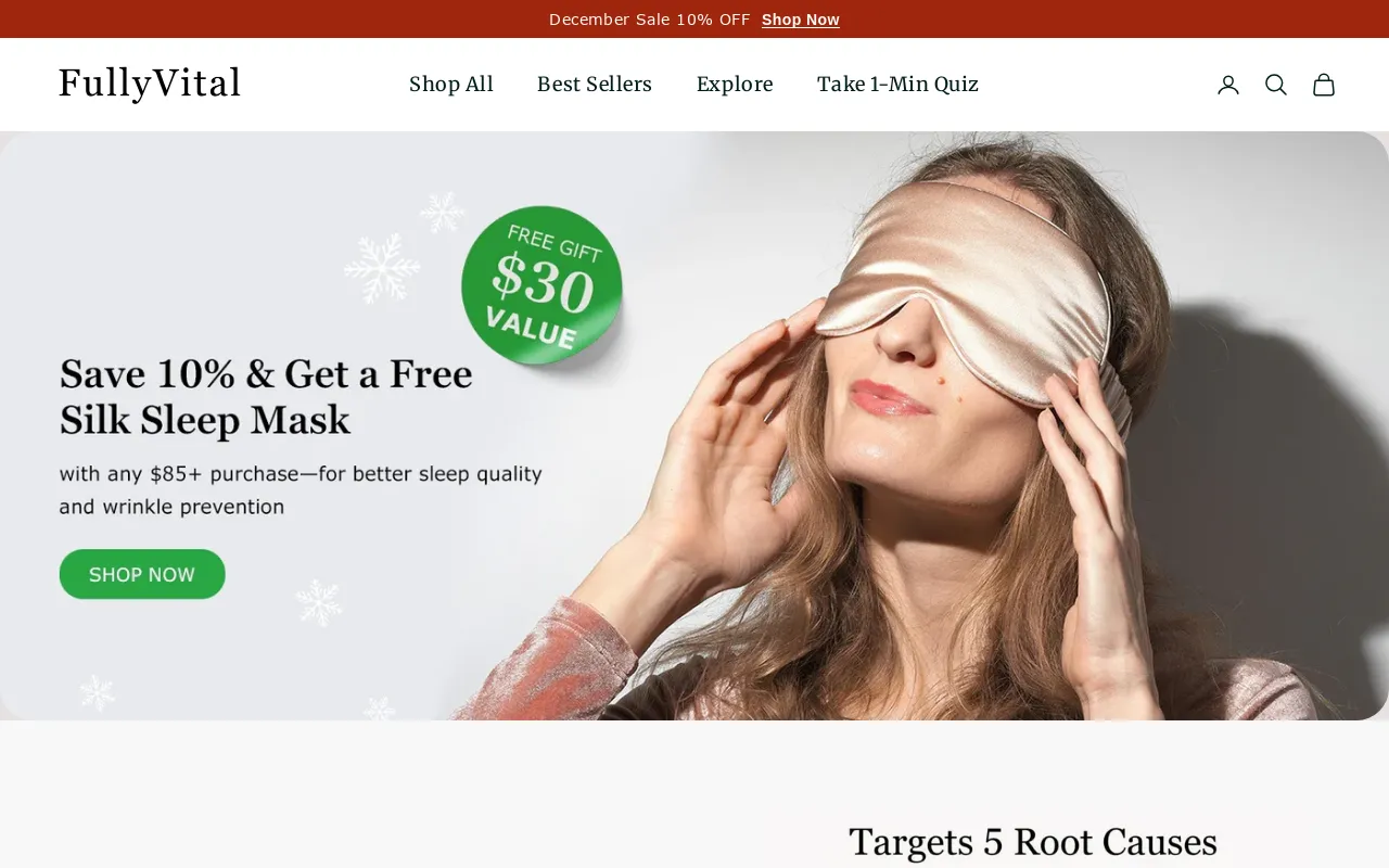 fullyvital.com screenshot