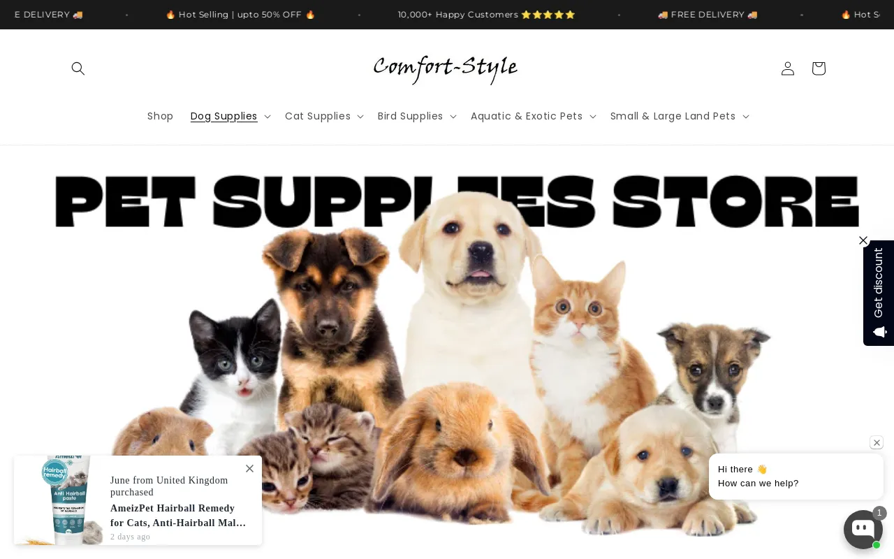 Comfort Style website screenshot
