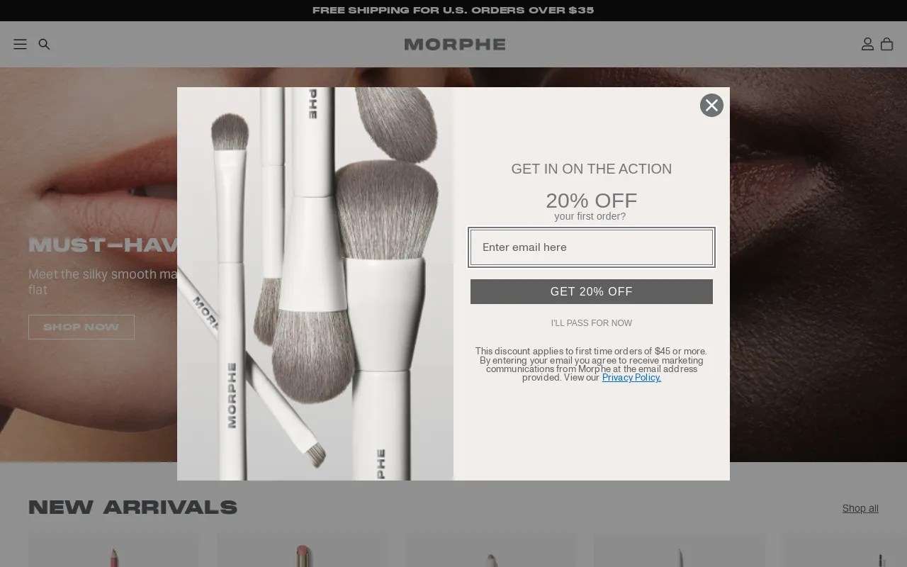 Morphe US screenshot