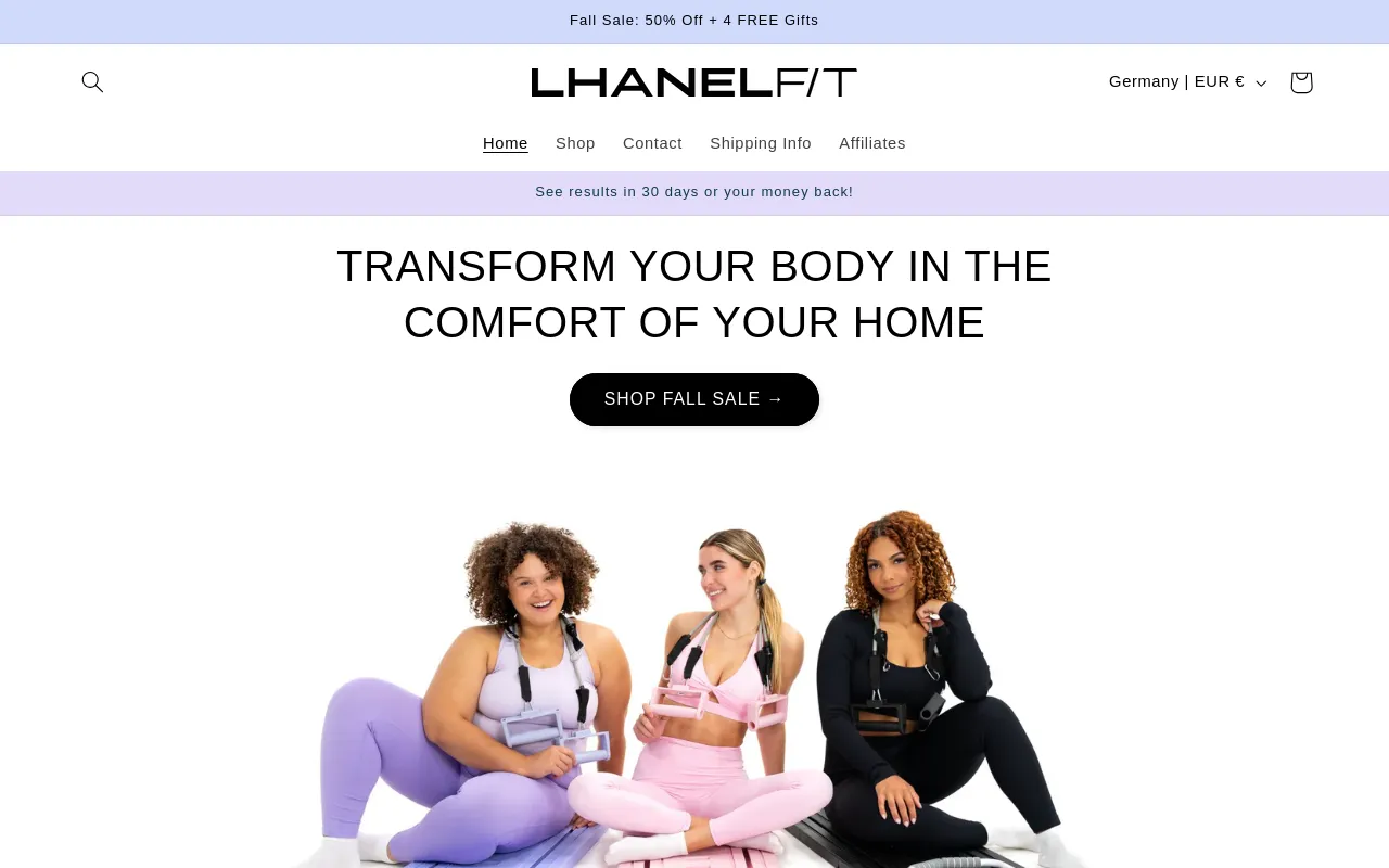 LhanelFit screenshot