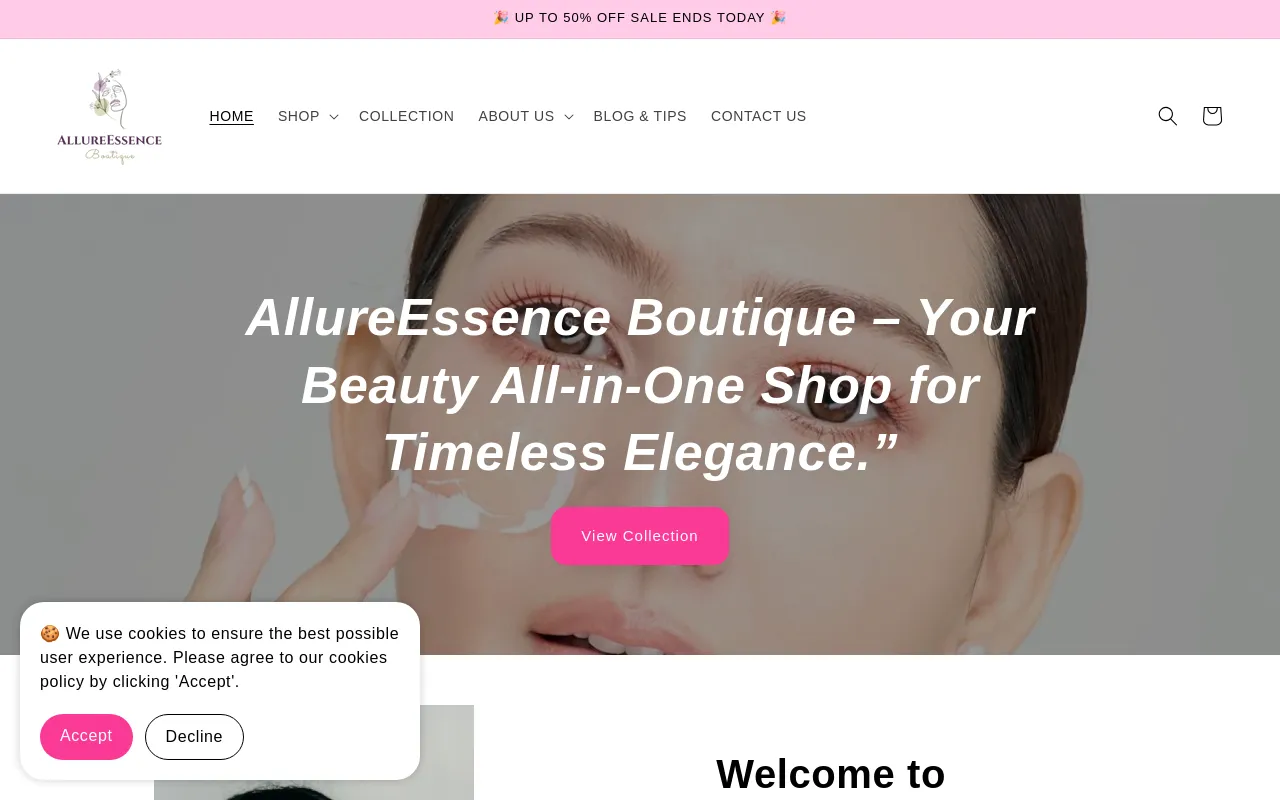 AllureEssence Boutique screenshot