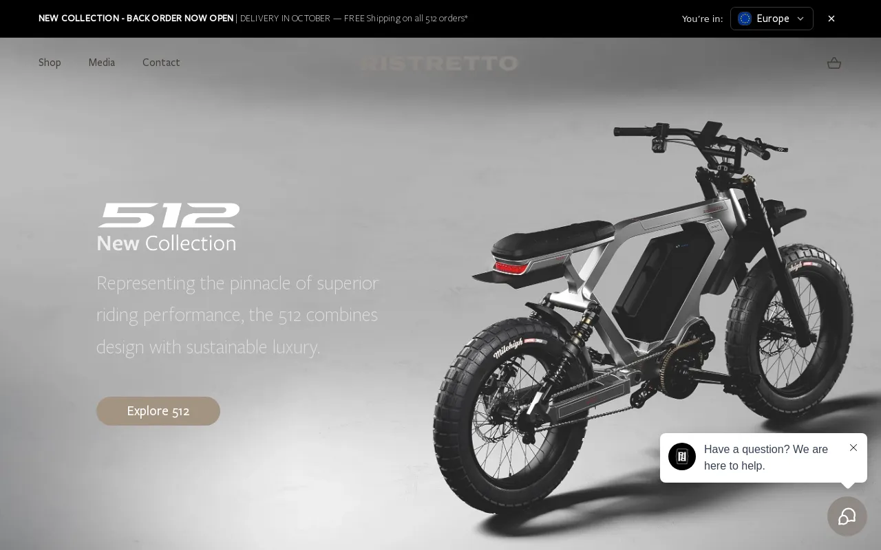 Ristretto Electric Bikes screenshot