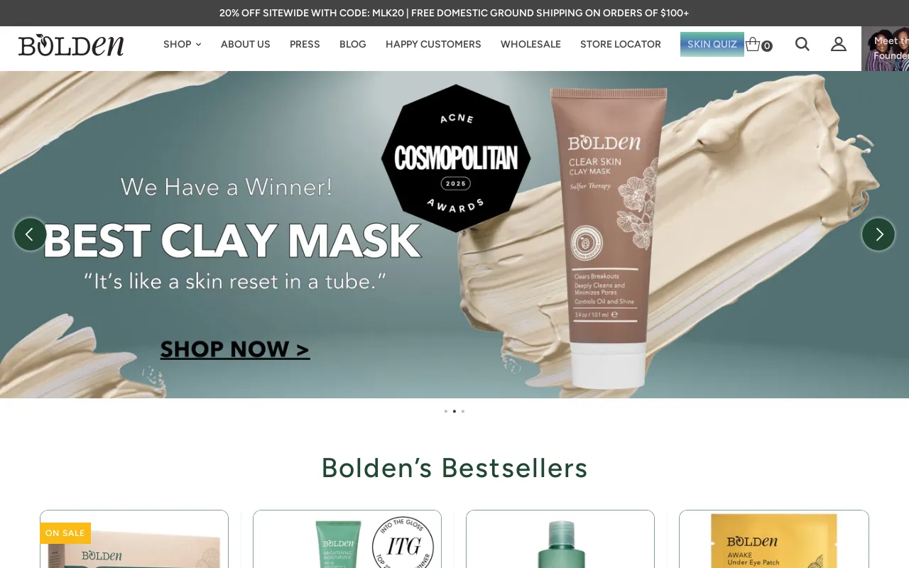 Boldenusa.com screenshot