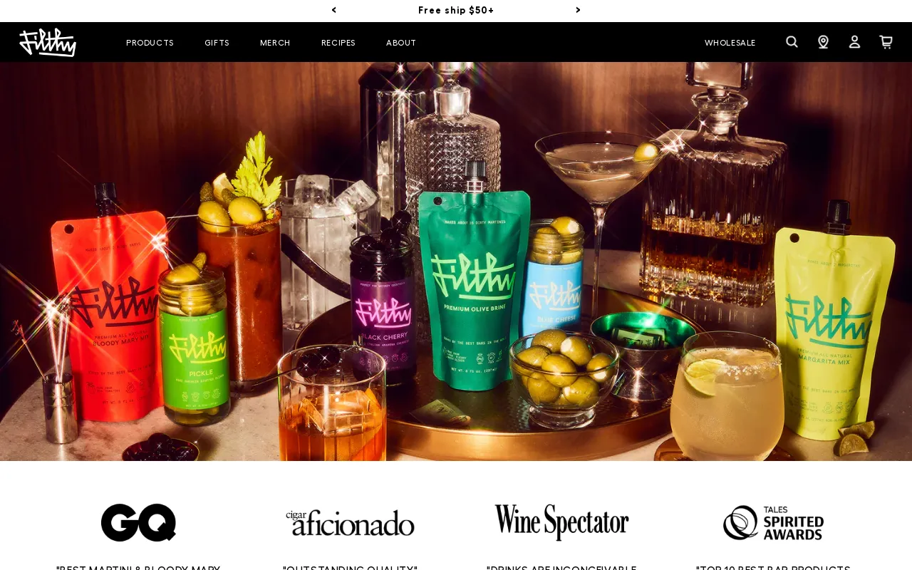 filthyfood.com screenshot