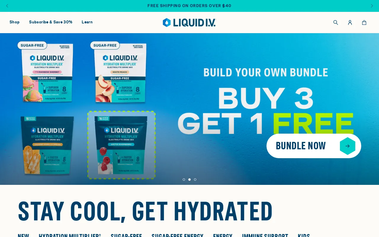Liquid I.V. screenshot