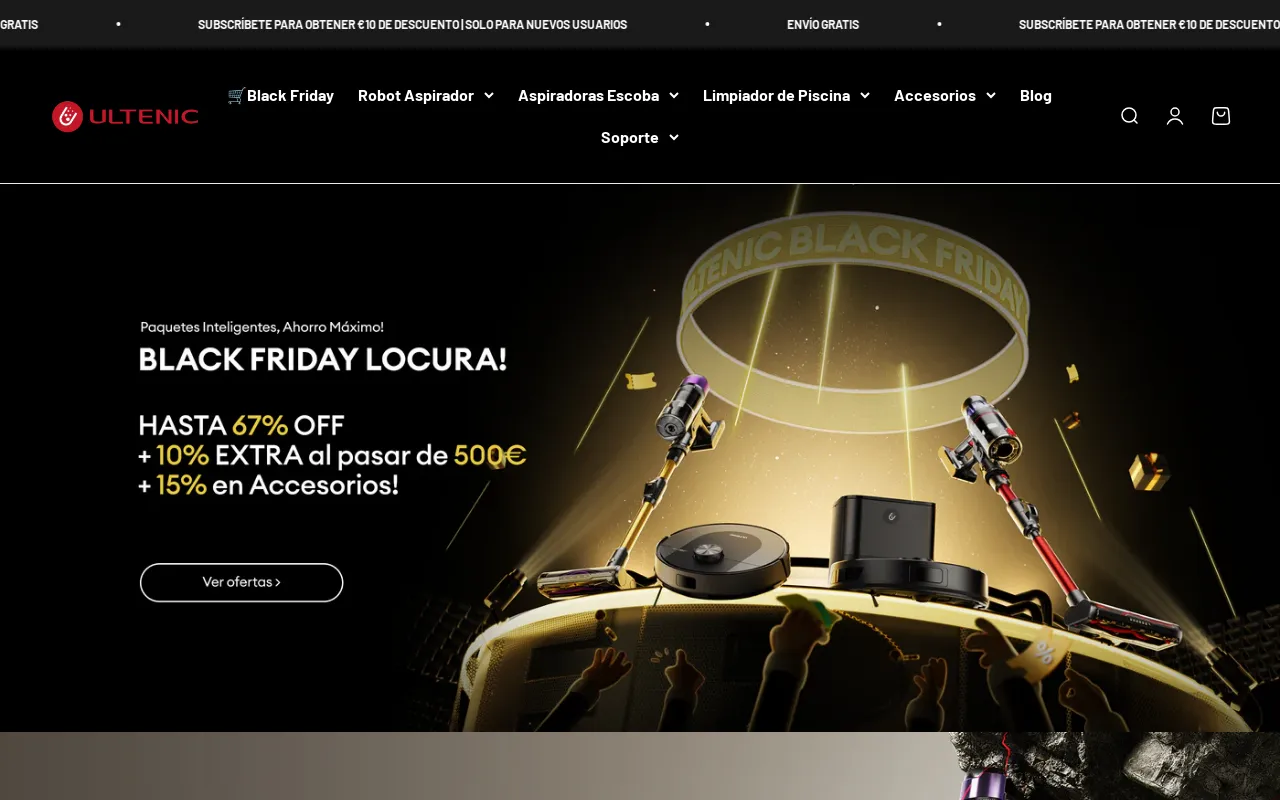 Ultenic España screenshot