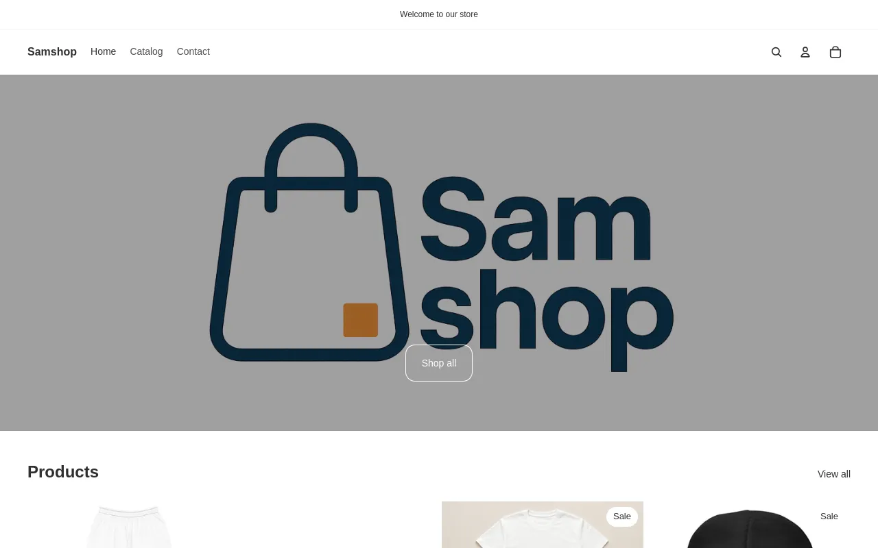 Samshop screenshot