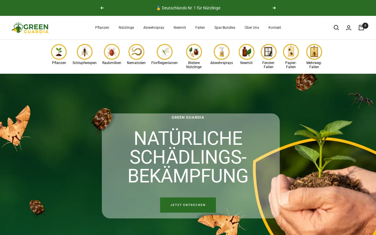 Green Guardia - Ihr Experte für Schädlinge und Pflanzen screenshot