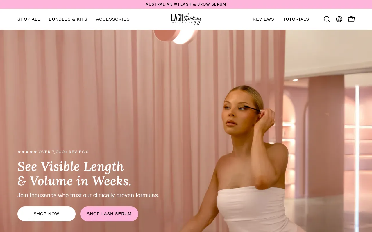 Lash Therapy Australia screenshot