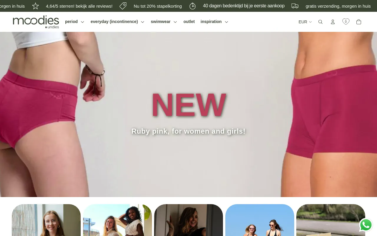 Moodies Undies screenshot