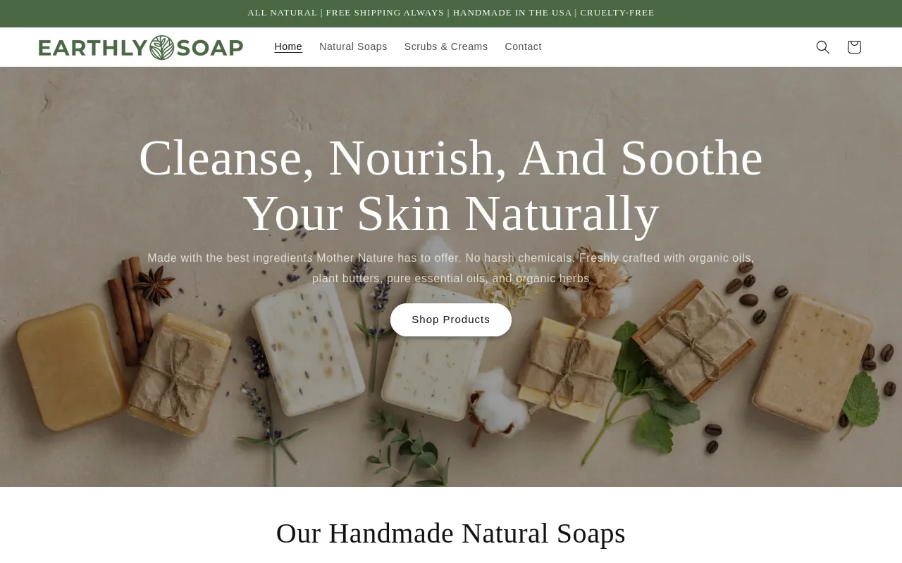 Earthly Soap screenshot