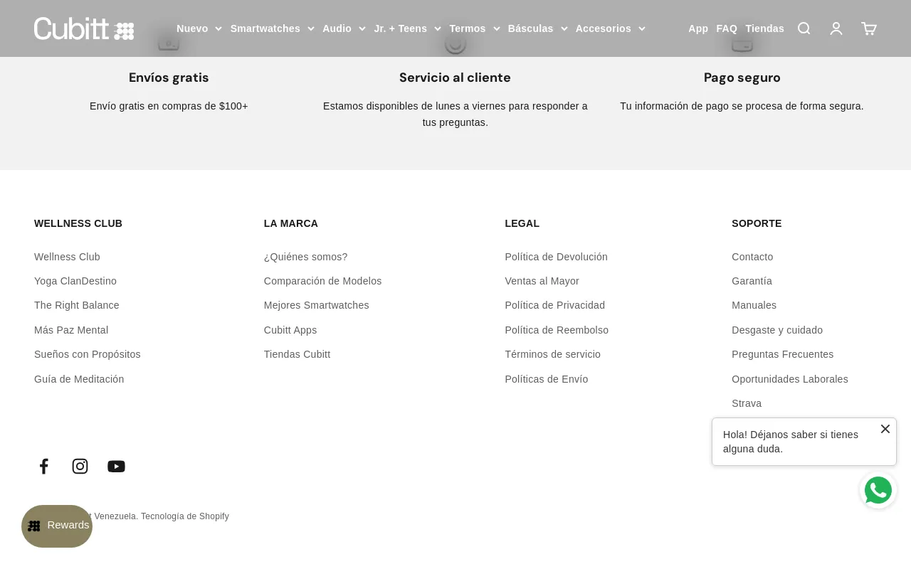 Cubitt Smart Watches Venezuela screenshot