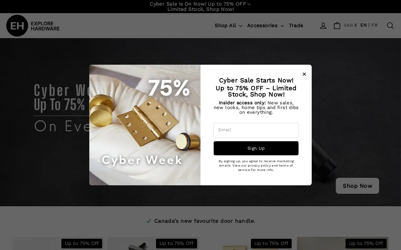 Explore Hardware screenshot