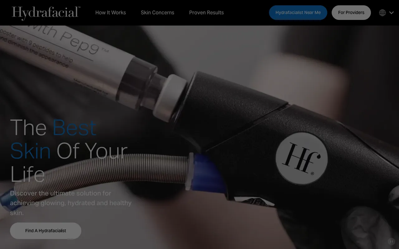 Hydrafacial screenshot