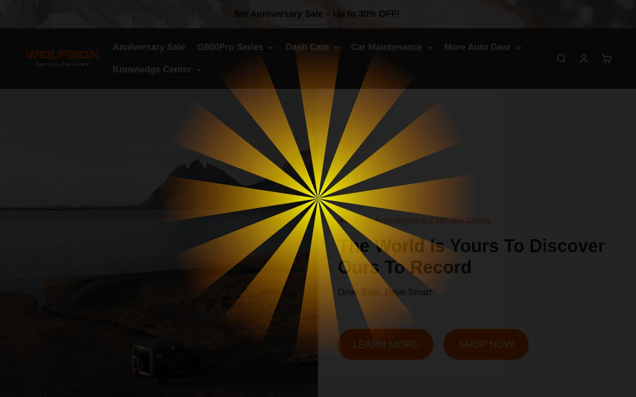 WOLFBOX® Official Site screenshot