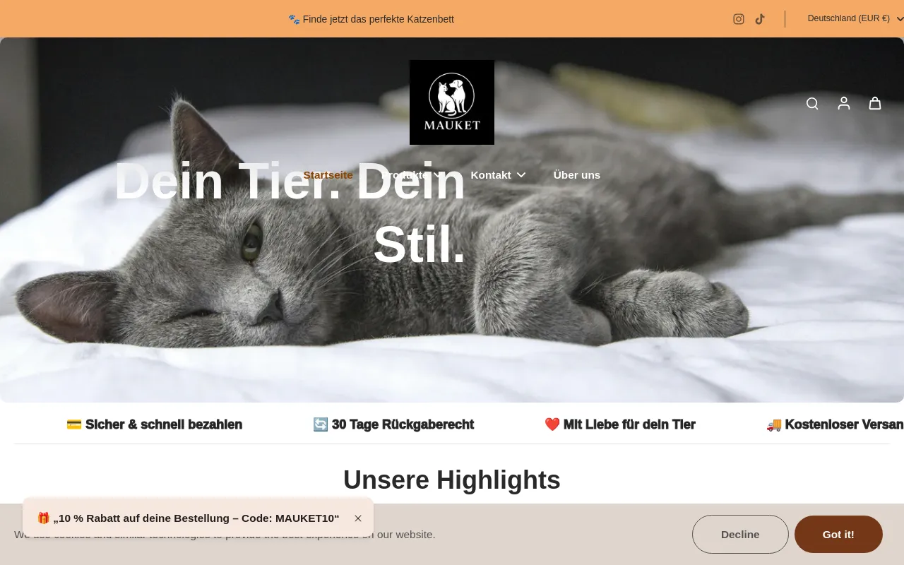 MAUKET screenshot