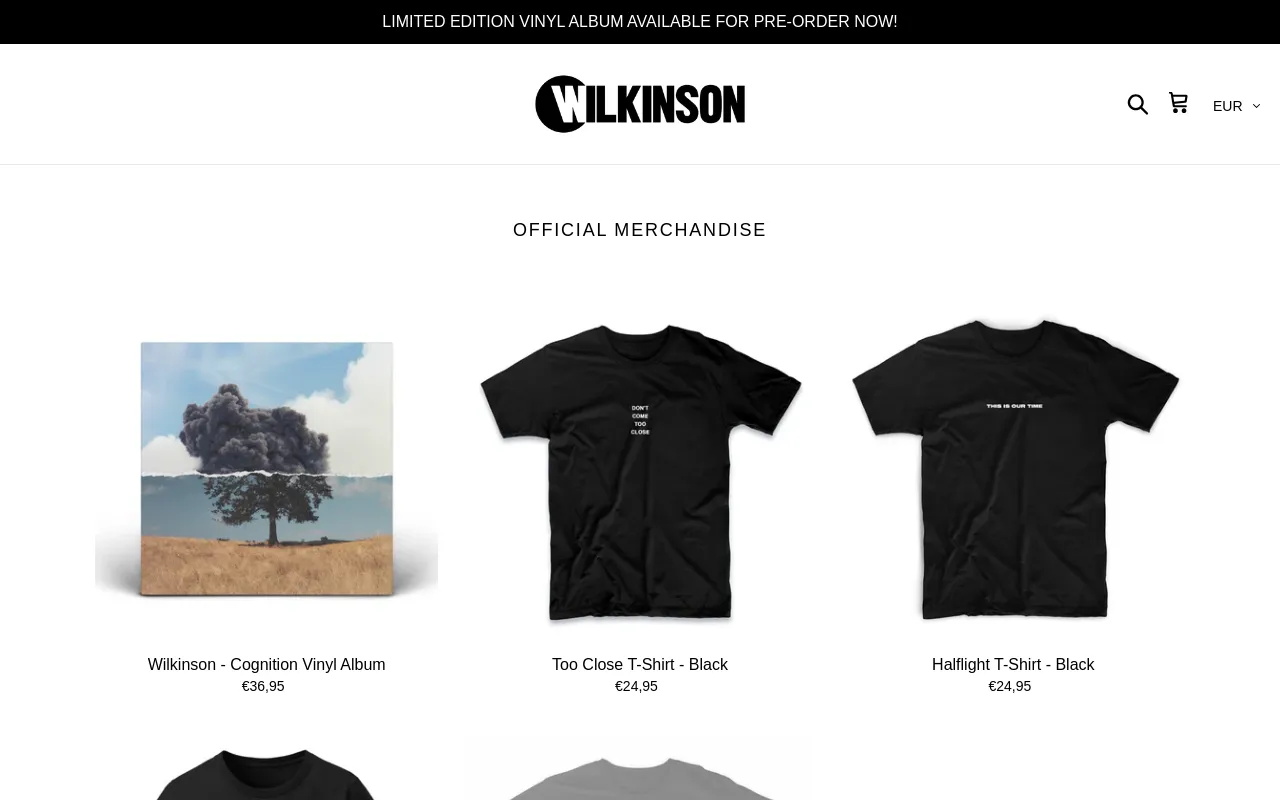 Wilkinson-Store screenshot