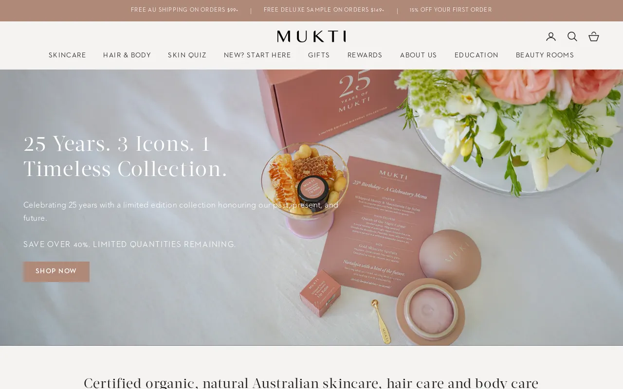 Mukti Organics screenshot