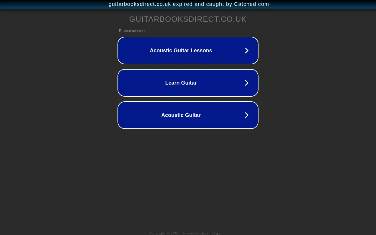 Guitar Books Direct screenshot