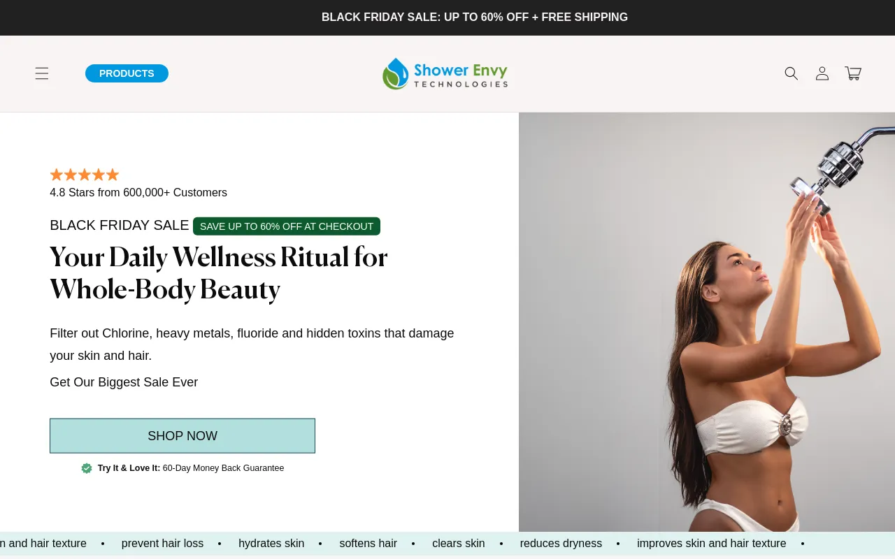 ShowerEnvy screenshot