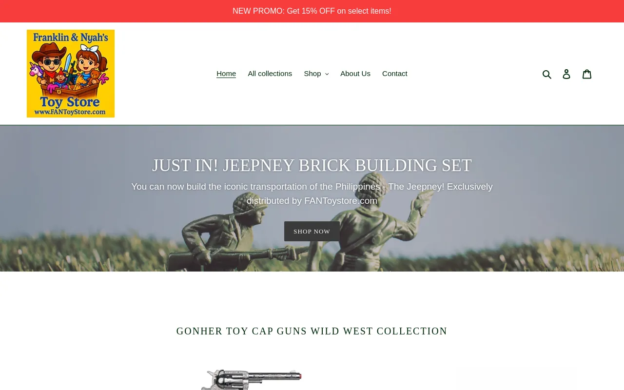 www.FANToyStore.com screenshot