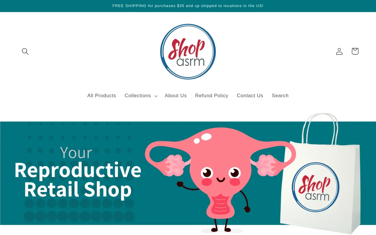 Shop ASRM screenshot