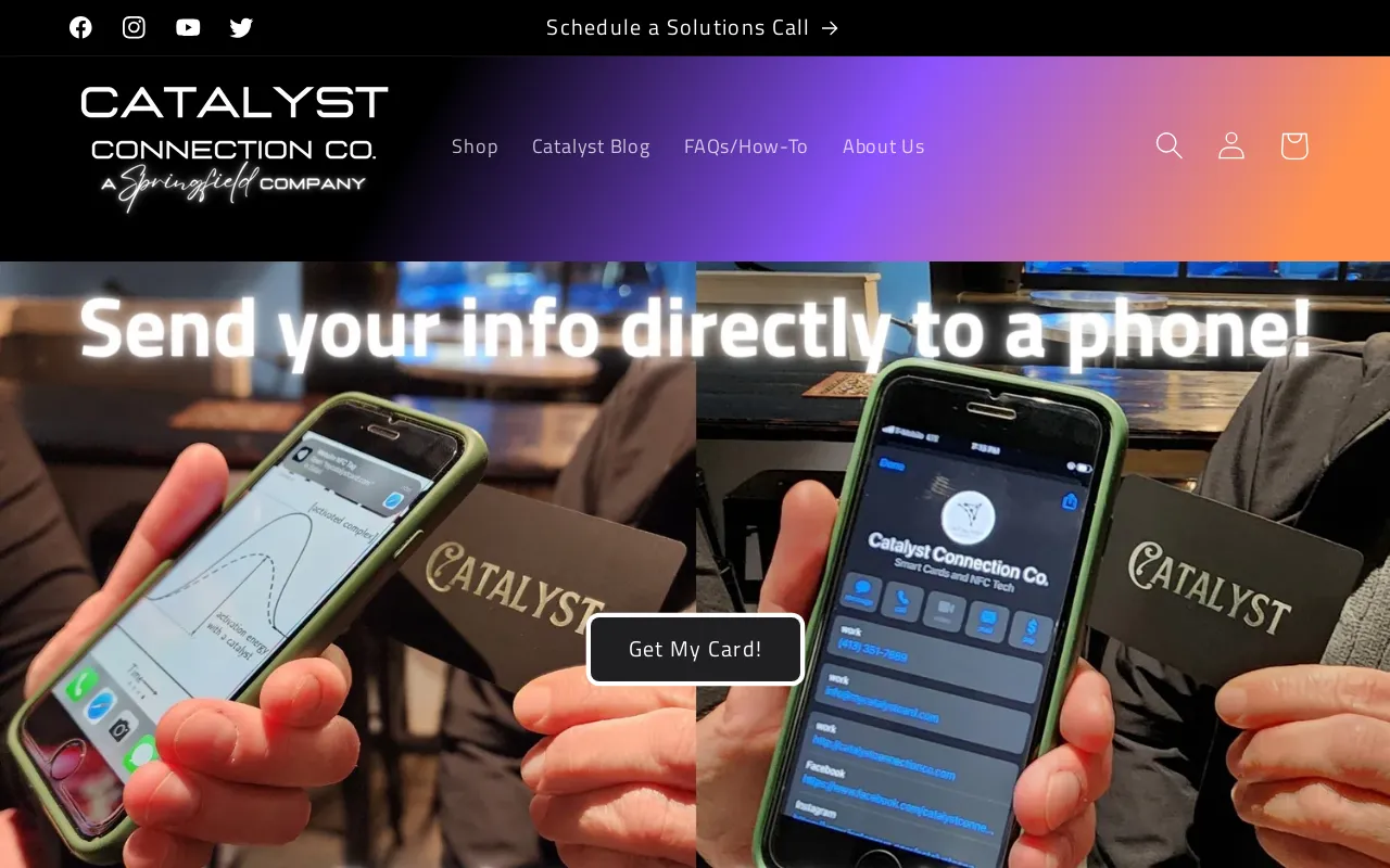 Catalyst Connection Co. website screenshot