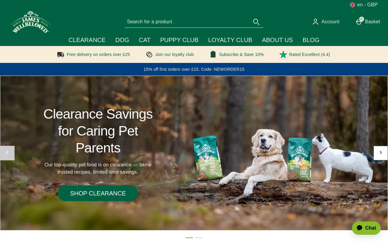 James Wellbeloved UK screenshot