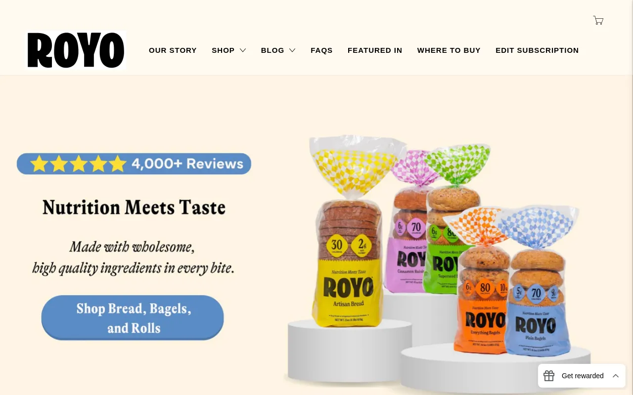 ROYO BREAD CO. screenshot