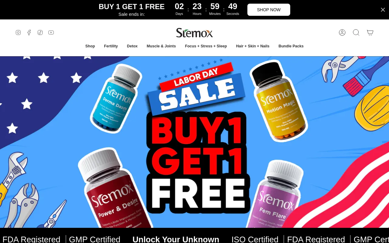 Stemox USA screenshot