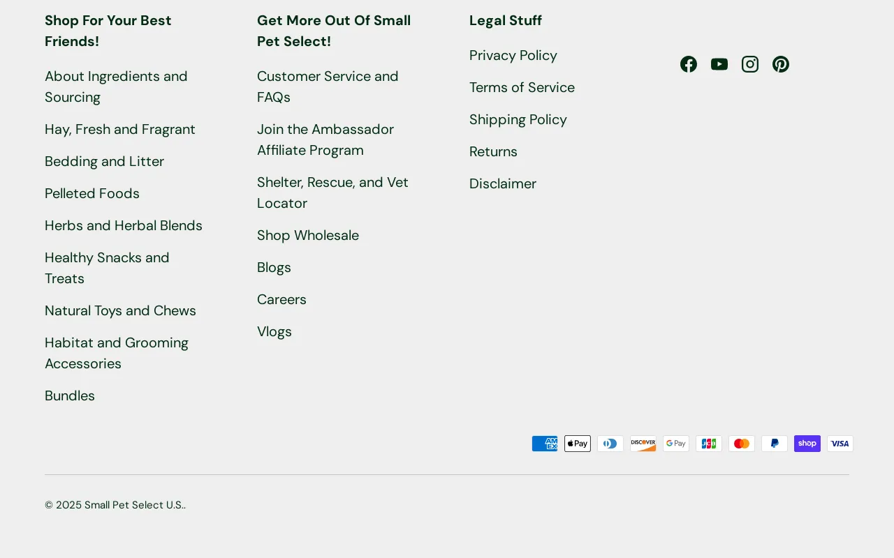 Small Pet Select U.S. screenshot
