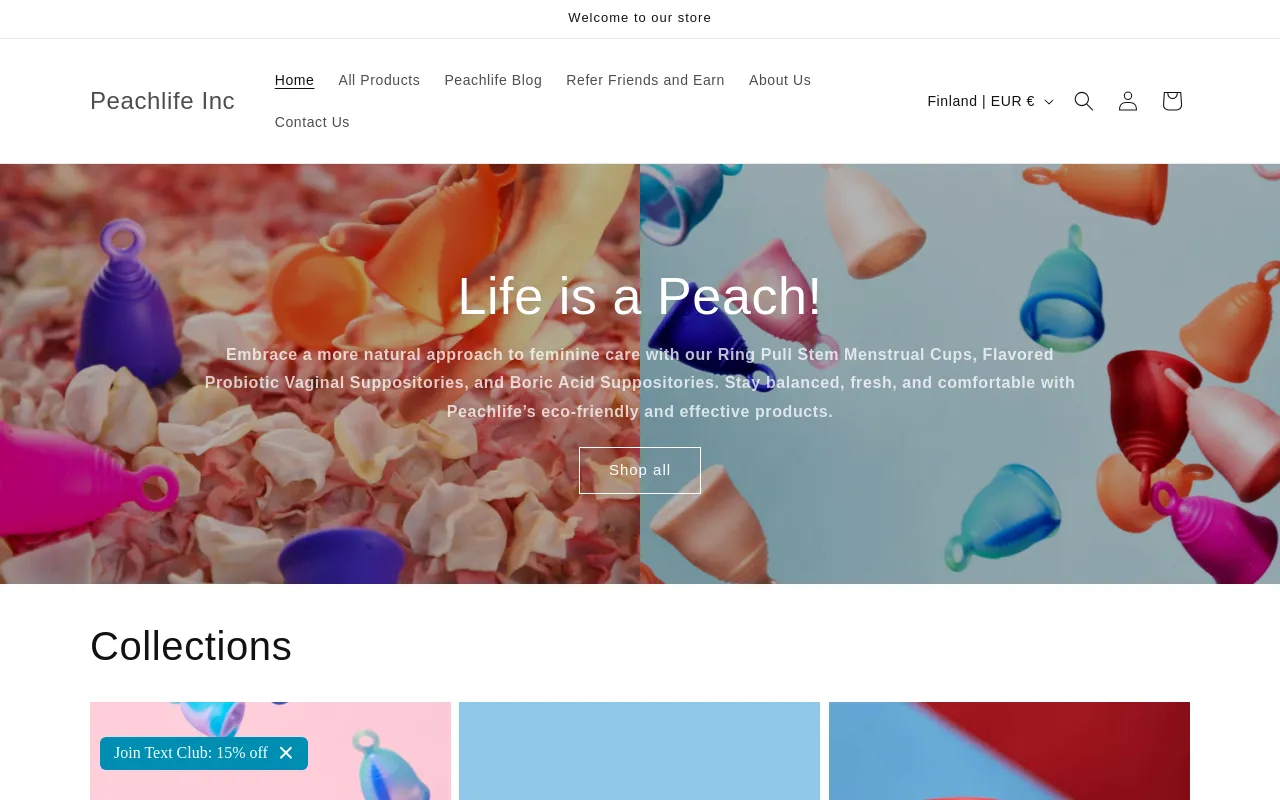 Peachlife Inc screenshot
