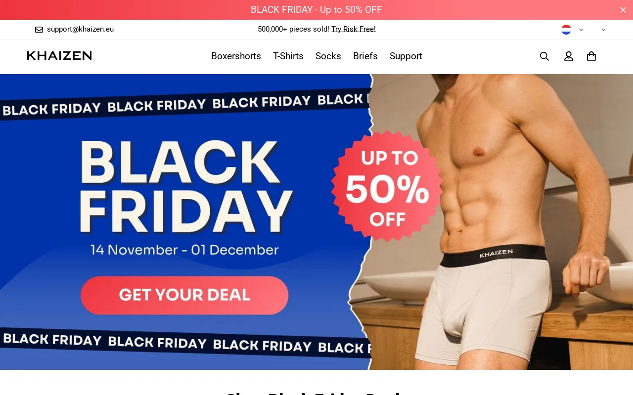 KHAIZEN Underwear screenshot