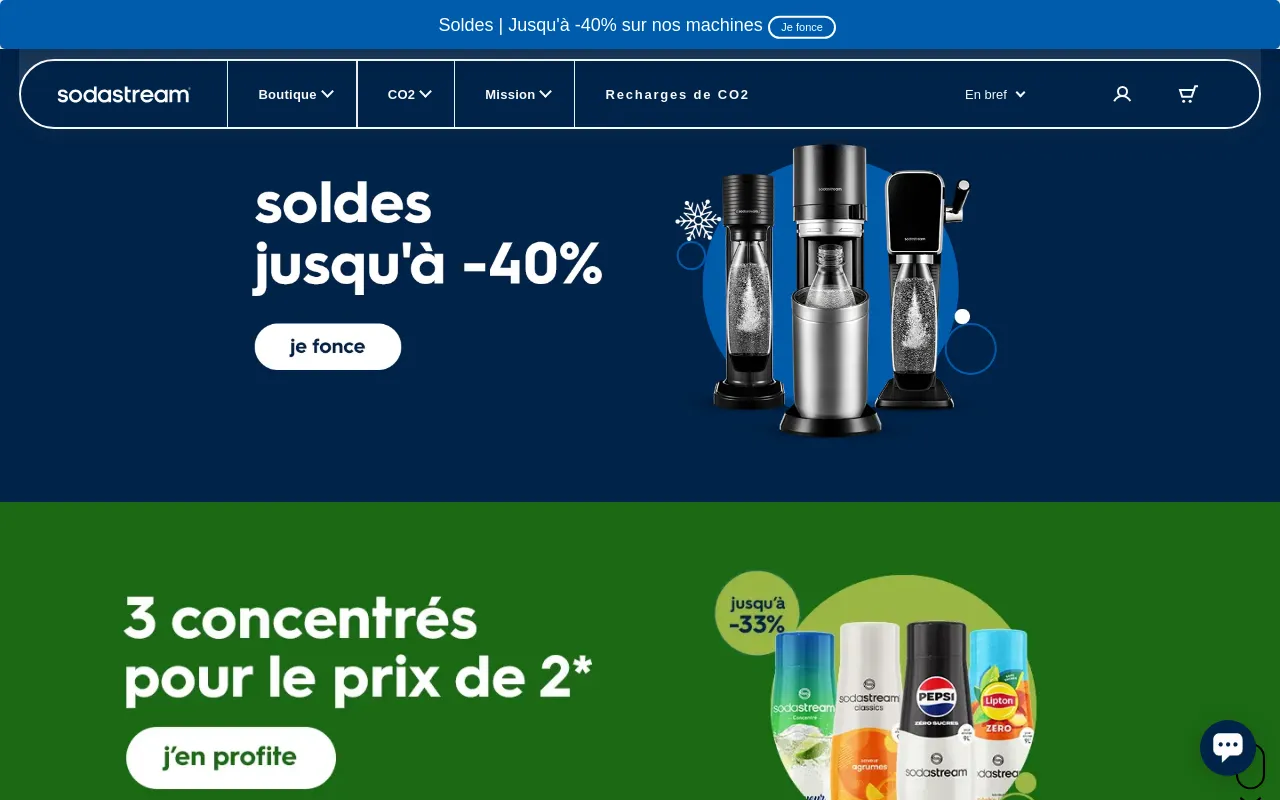 Sodastream France screenshot