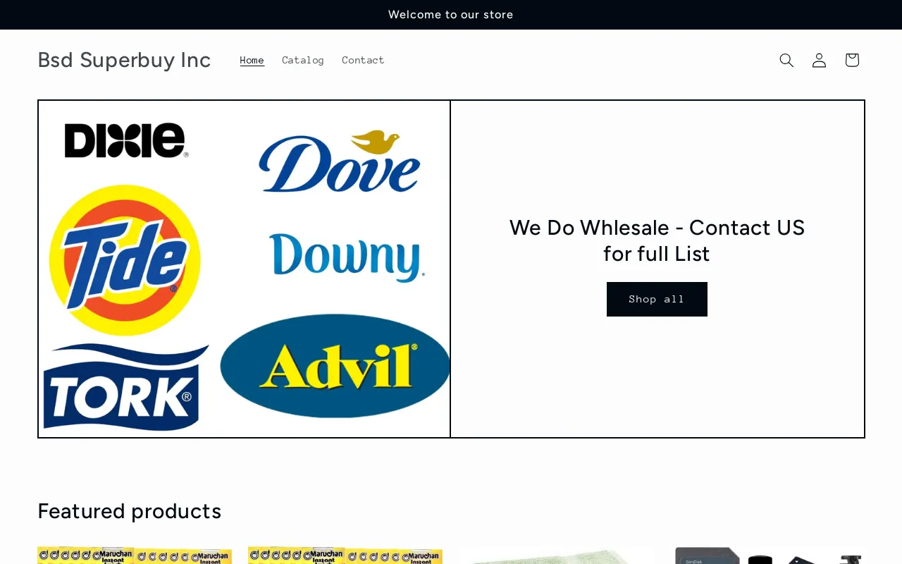 Bsd Superbuy Inc website screenshot