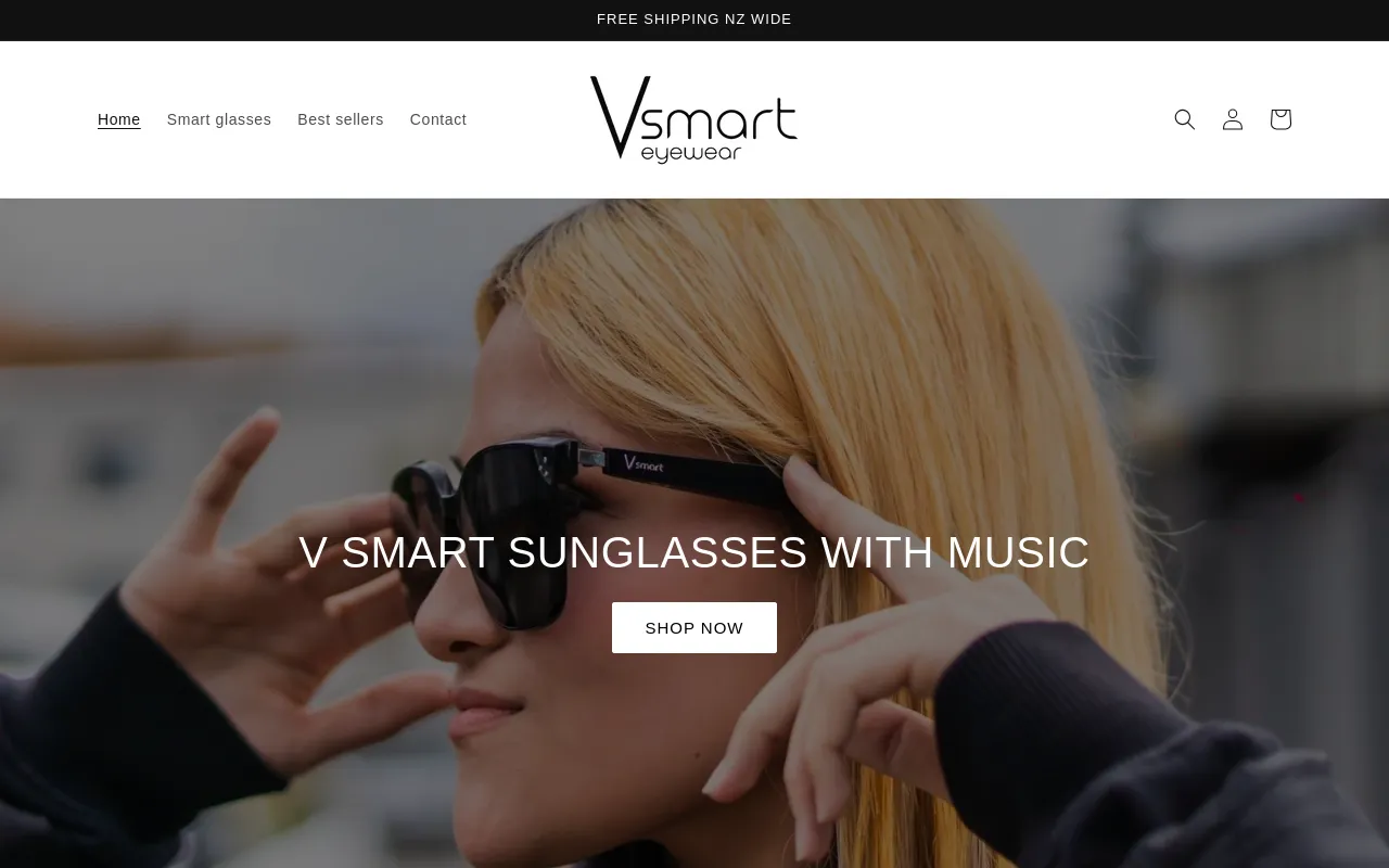 V Smart Eyewear screenshot