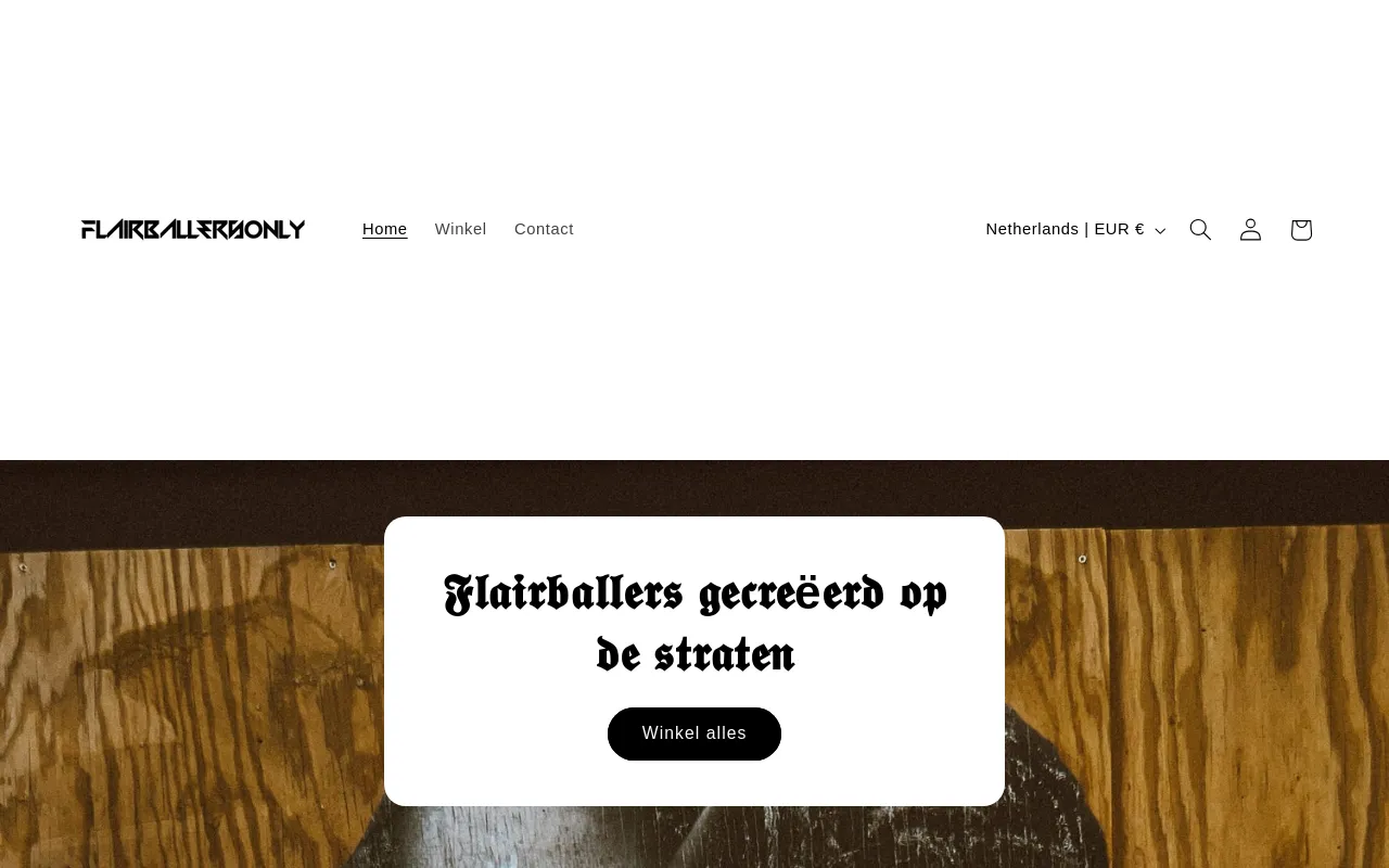 www.flairballersonly.nl screenshot