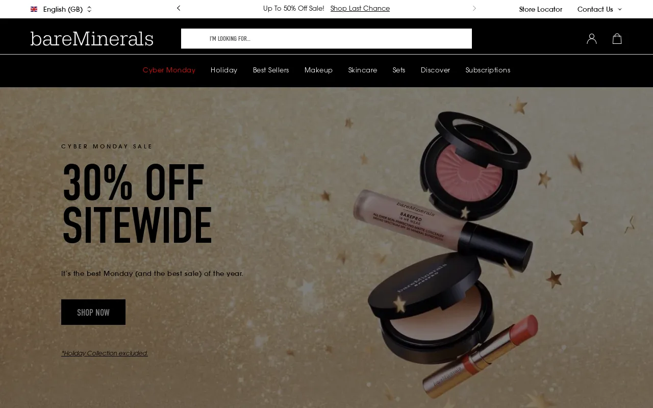 bareMinerals UK screenshot